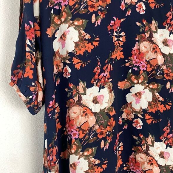 LULUS Shifting Dears Blue Floral Shift Dress K331 - Picture 3 of 7